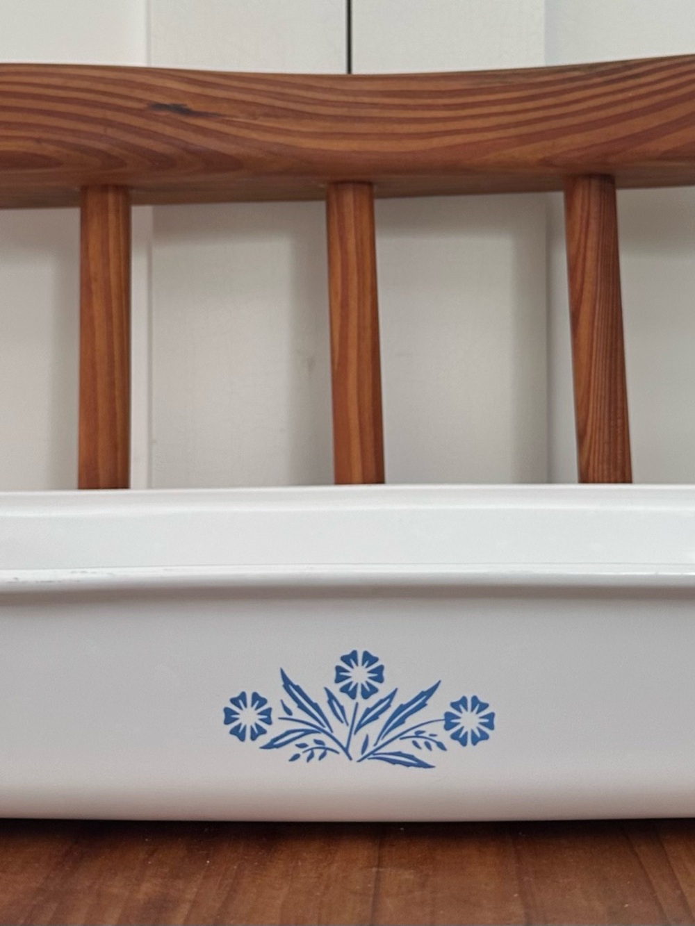 Vintage Corning Ware Blue Cornflower P-332 Rectangular Baking Dish Bakeware - Picture 4 of 11
